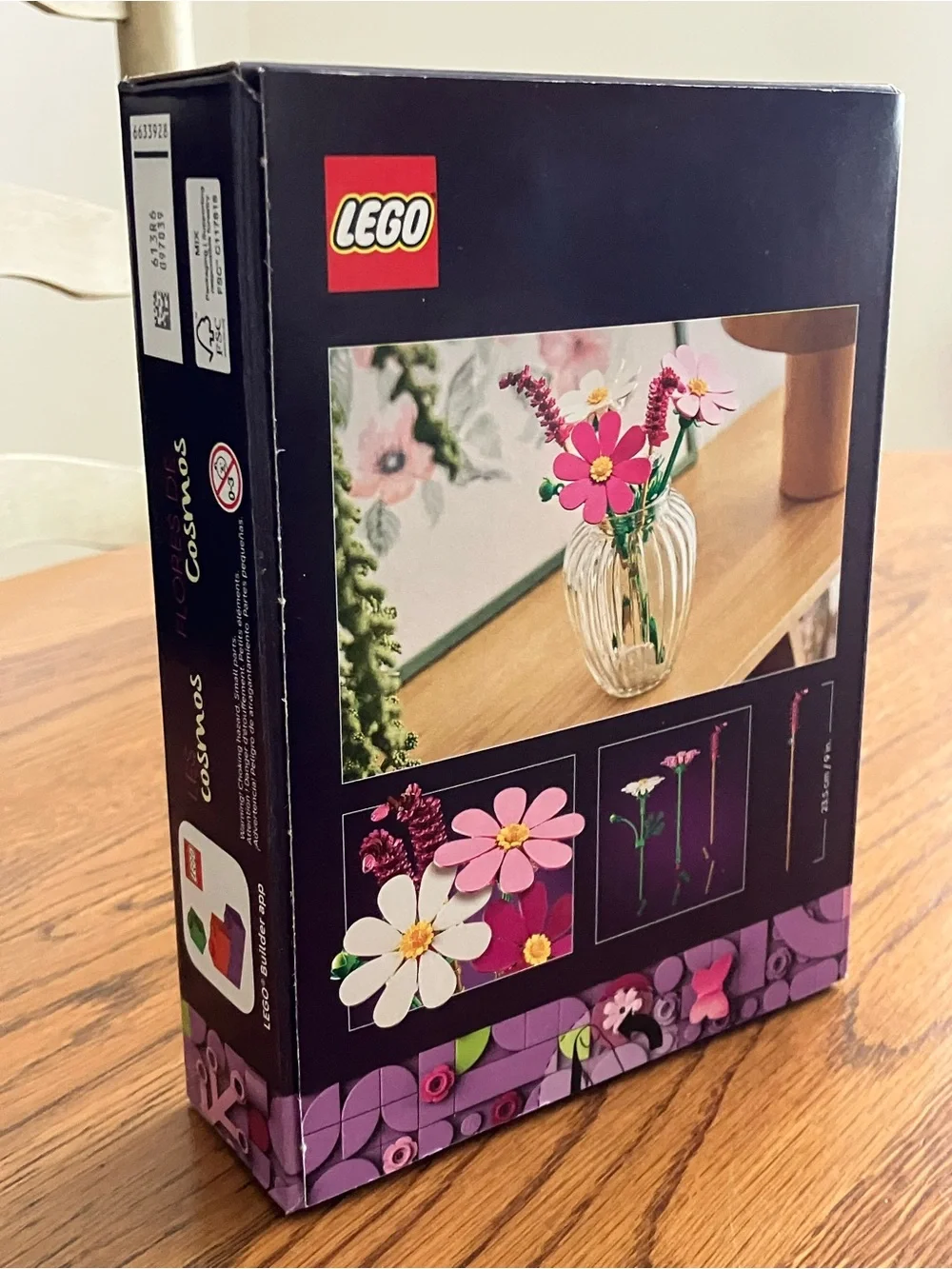 LEGO Botanicals Cosmos Flowers Building Set - Pink & White 11514 NEW